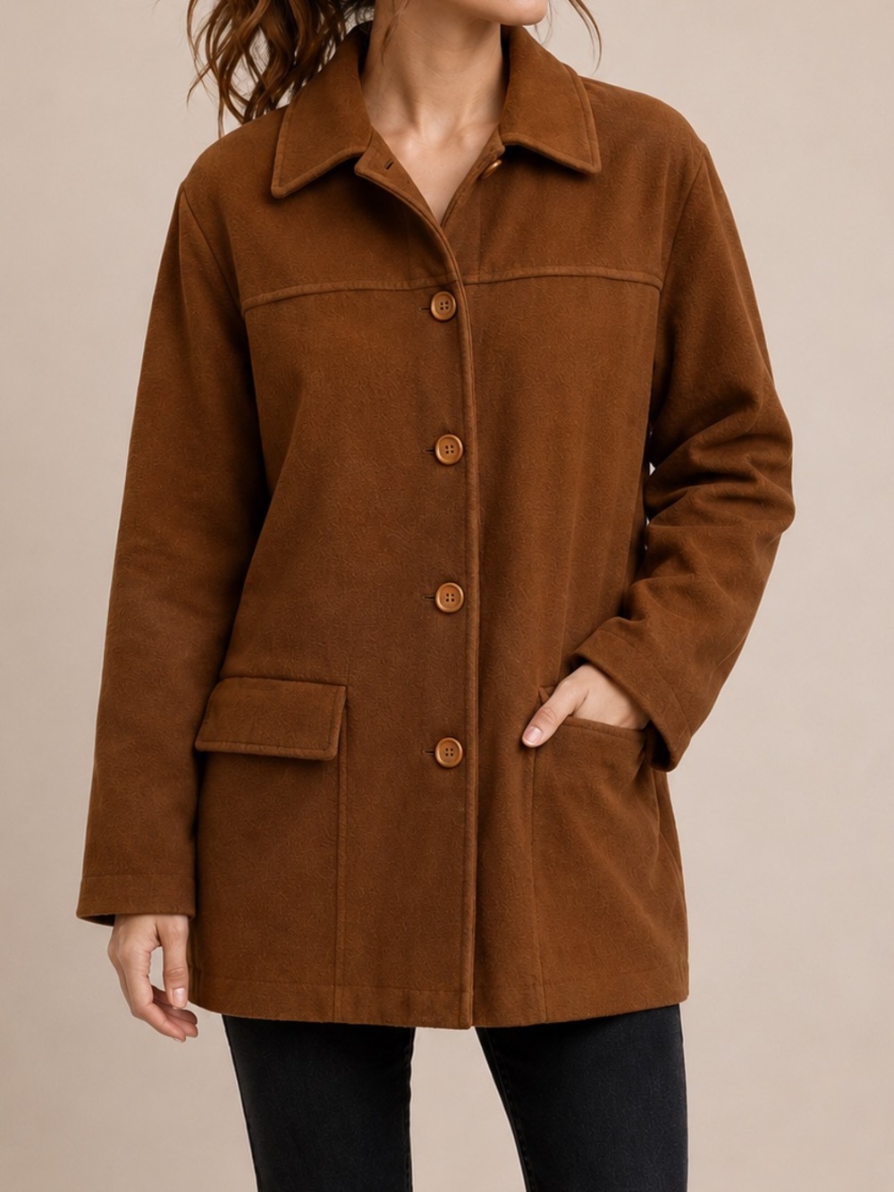 Club Monaco Wool Blend Chore Coat / Utility Jacket